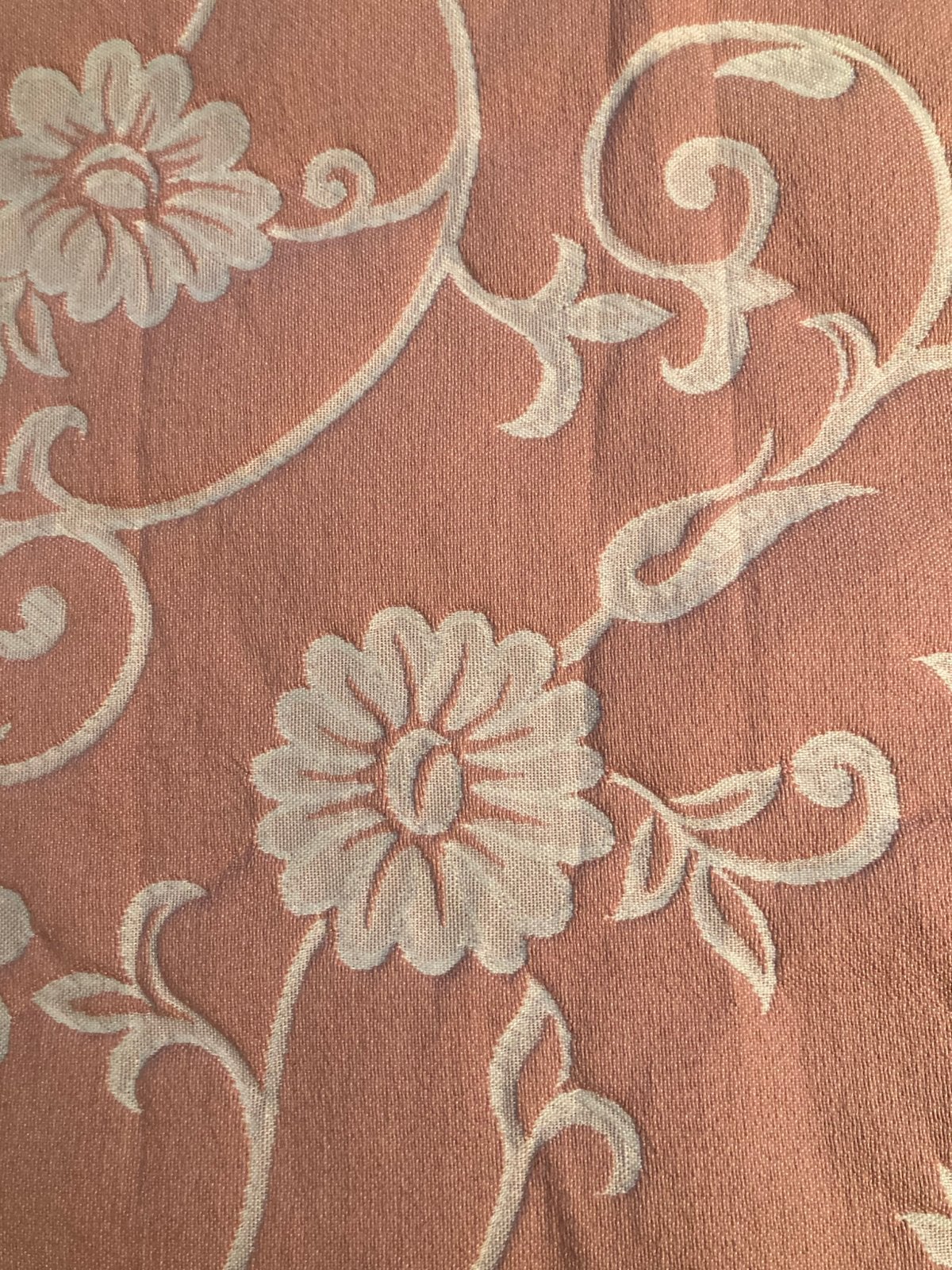 Oud roze bloemen sprei, brocante., Ophalen of Verzenden, Nieuw, Tweepersoons