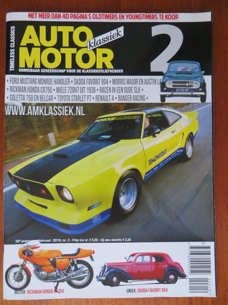 Auto Motor Klassiek 2 2019 Skoda Favorit 904, Morris Major, Ophalen of Verzenden, Nieuw, Toyota