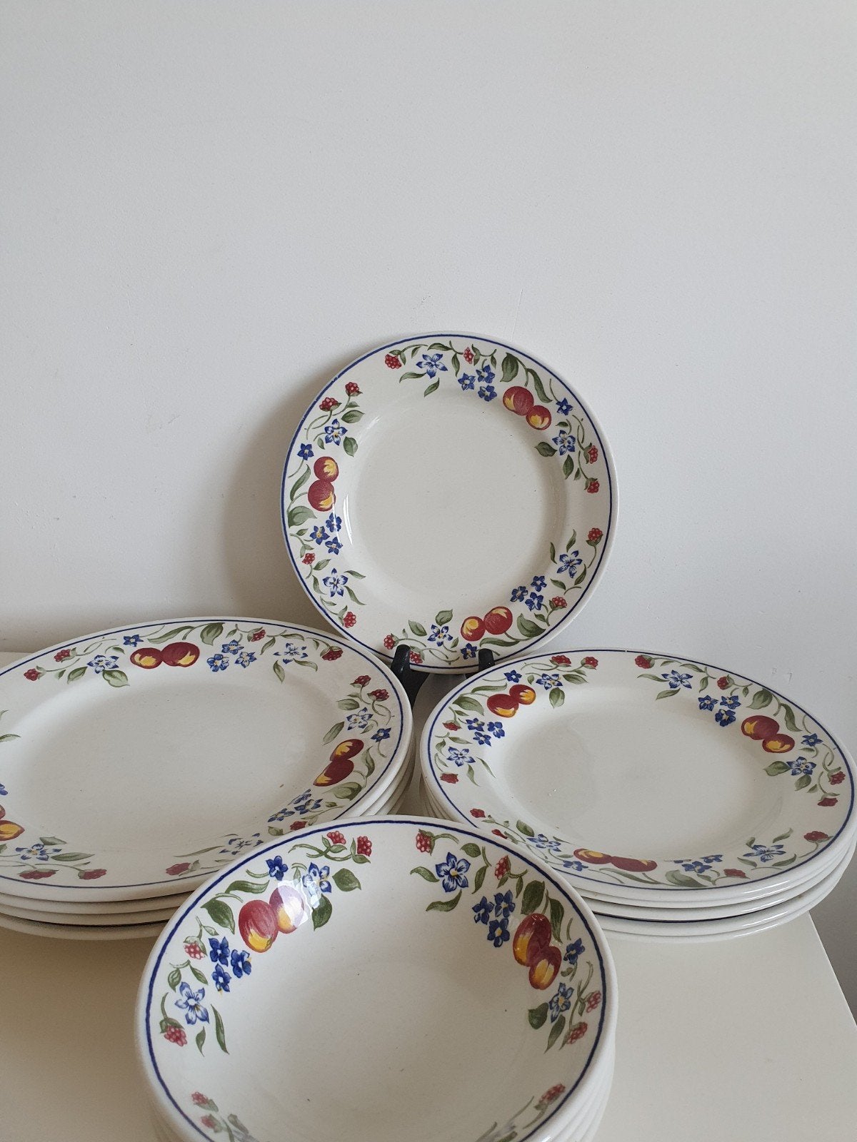 vintage Churchill England , Carpenters bloemen , 14 stuks, Ophalen of Verzenden