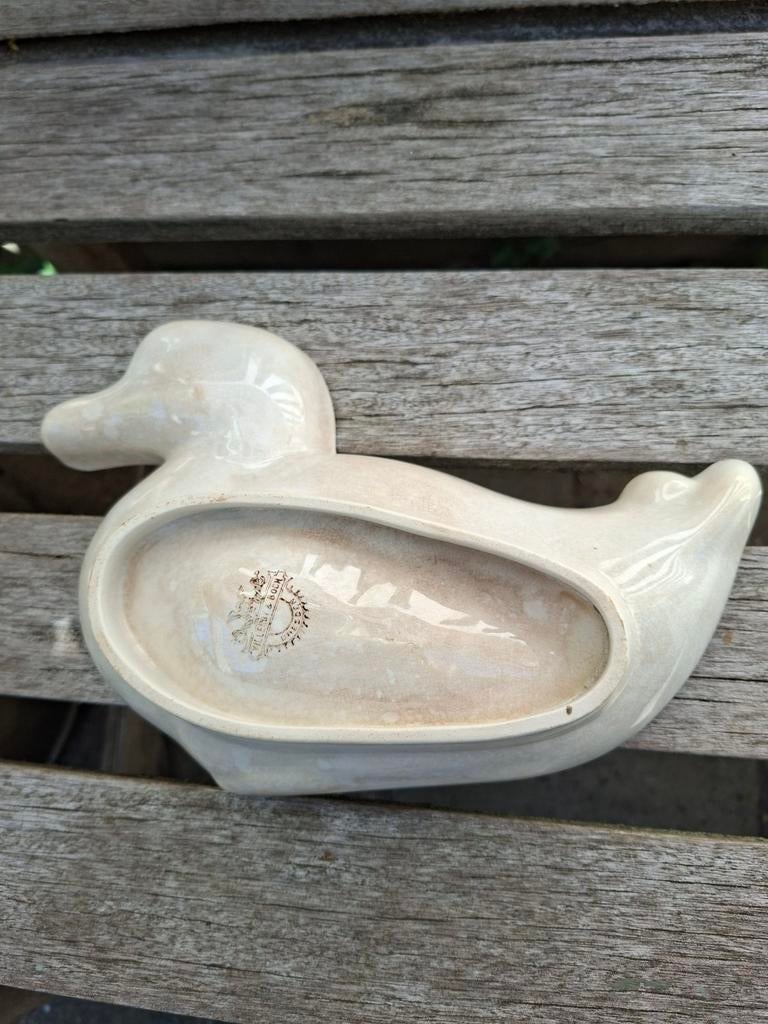Vintage keramische eend schaal/schaaltje, Antiek en Kunst, Ophalen of Verzenden