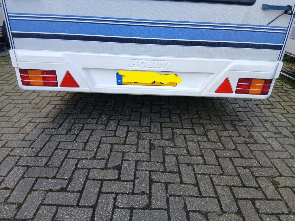 TOPSTAAT HOBBY BUMPER COMPLEET, COMPLETE KONT- HOBBY 215 CM, Caravans en Kamperen, Ophalen, Gebruikt, ., Hobby