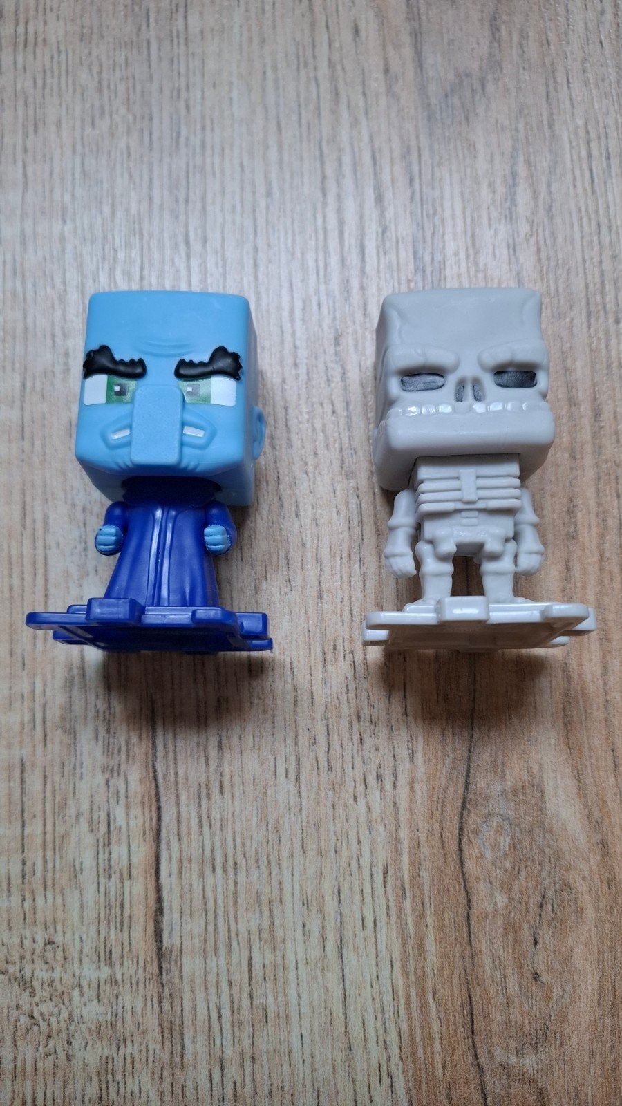 Minecraft McDonald's figuurtjes Villager en Skeleton, Ophalen of Verzenden, Gebruikt