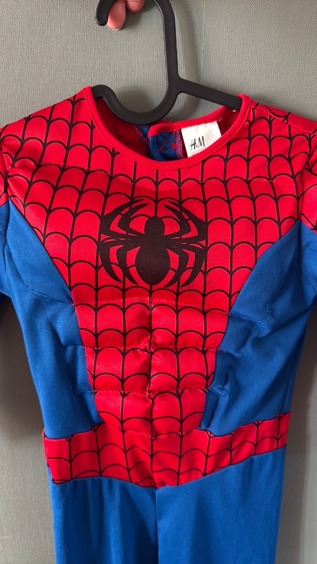 Verkleedpak | spiderman | met vulling en masker| maat 92-104, Ophalen of Verzenden, Gebruikt, 104 of kleiner, Jongen of Meisje