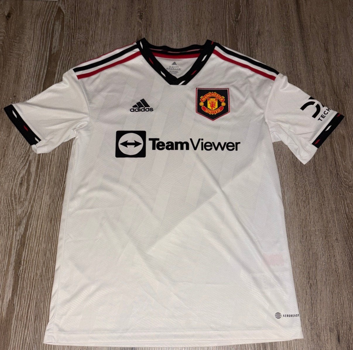 Manchester United uitshirt (2022/23), Maat XS of kleiner, Ophalen of Verzenden, Zo goed als nieuw, Shirt