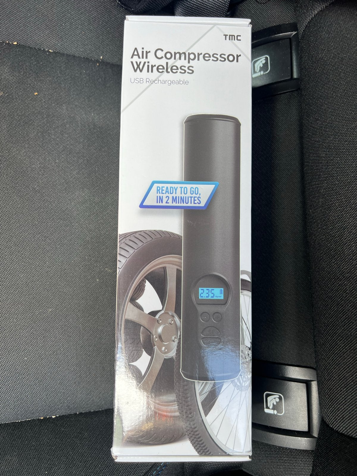 Draadloze Luchtcompressor USB Oplaadbaar - TMC, 6 tot 10 bar, Nieuw, Ophalen of Verzenden, Minder dan 200 liter/min