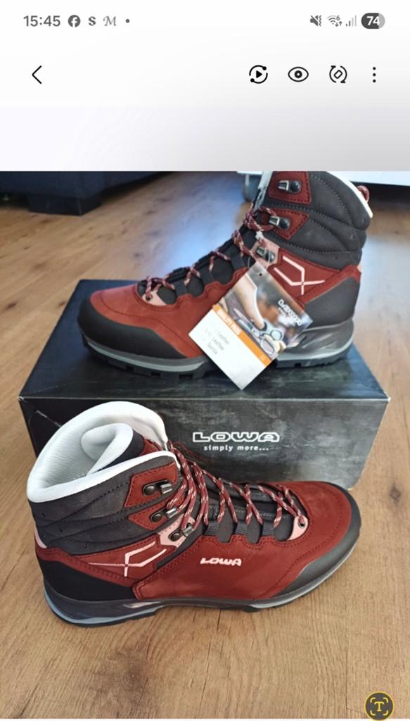 Lowa Lady Light LL Wandelschoenen - Bordeaux/Roze, Ophalen of Verzenden, Nieuw, Schoenen