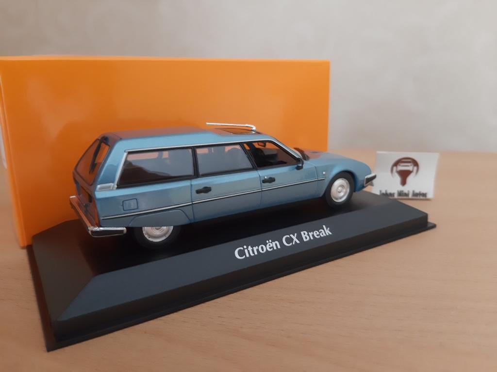 Citroën CX Break 1980 blue metallic van Maxichamps 1:43, Hobby en Vrije tijd, Modelauto's | 1:43, Overige merken, Auto, Nieuw