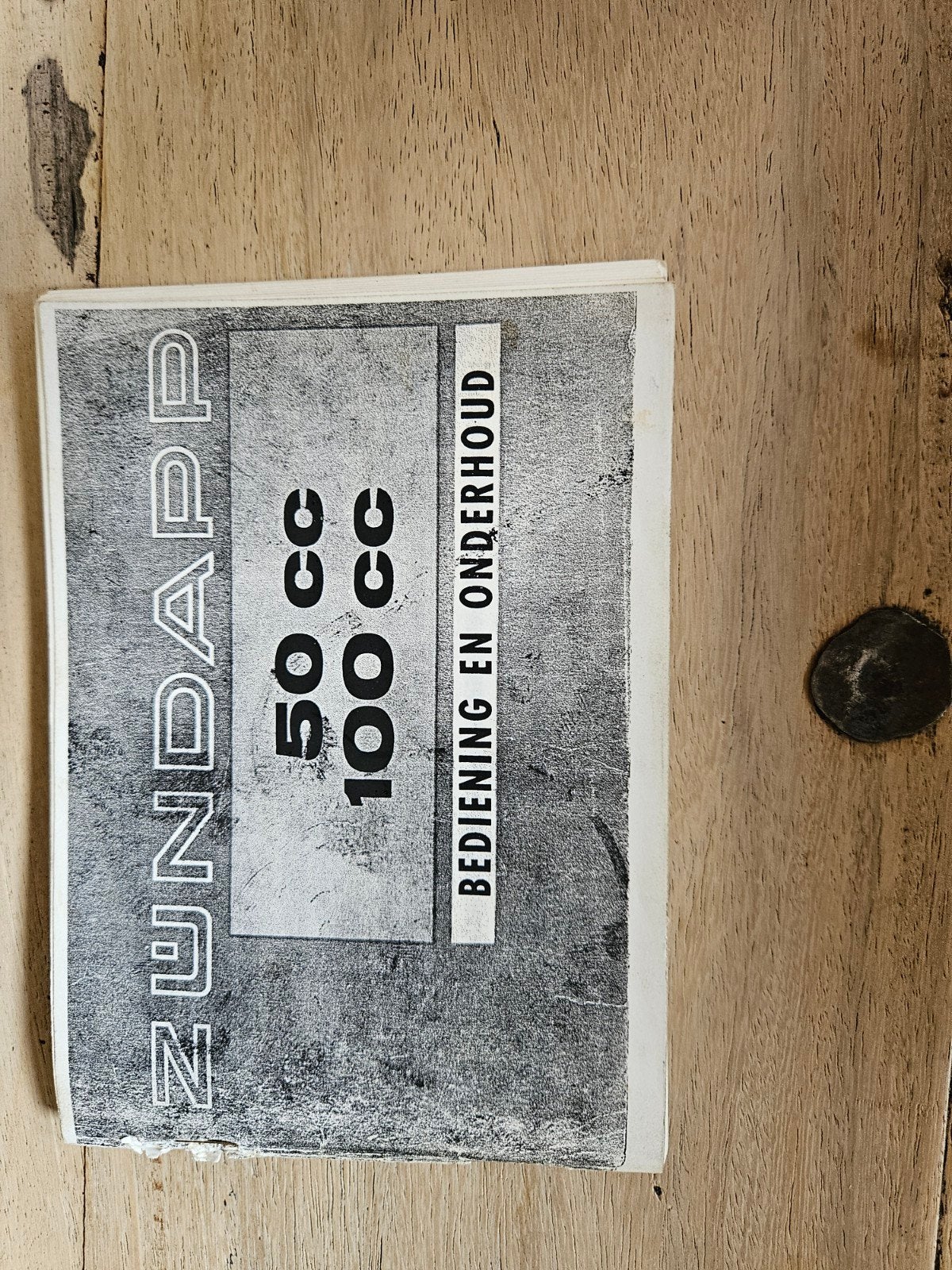 Zundapp 50cc 100cc Bediening en Onderhoud Boekje, Ophalen of Verzenden, Gebruikt, Overige typen
