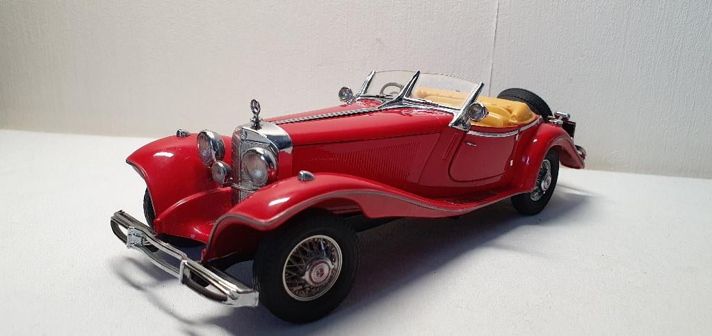 Franklin Mint 1935 Mercedes-Benz 500K Special Roadster, Ophalen of Verzenden, Zo goed als nieuw, Auto, Overige merken