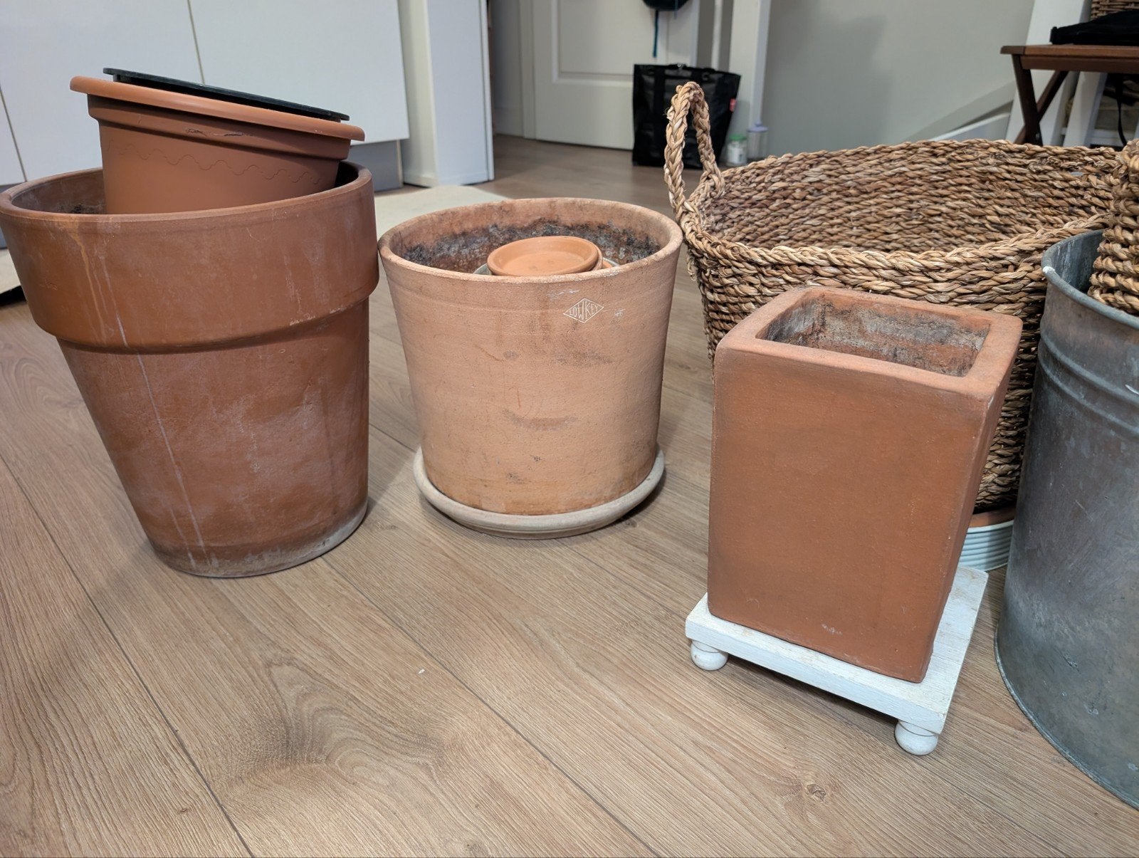 Grote terracotta pot - Uitstekende staat, Ophalen, 40 cm of meer, Zo goed als nieuw, Terracotta