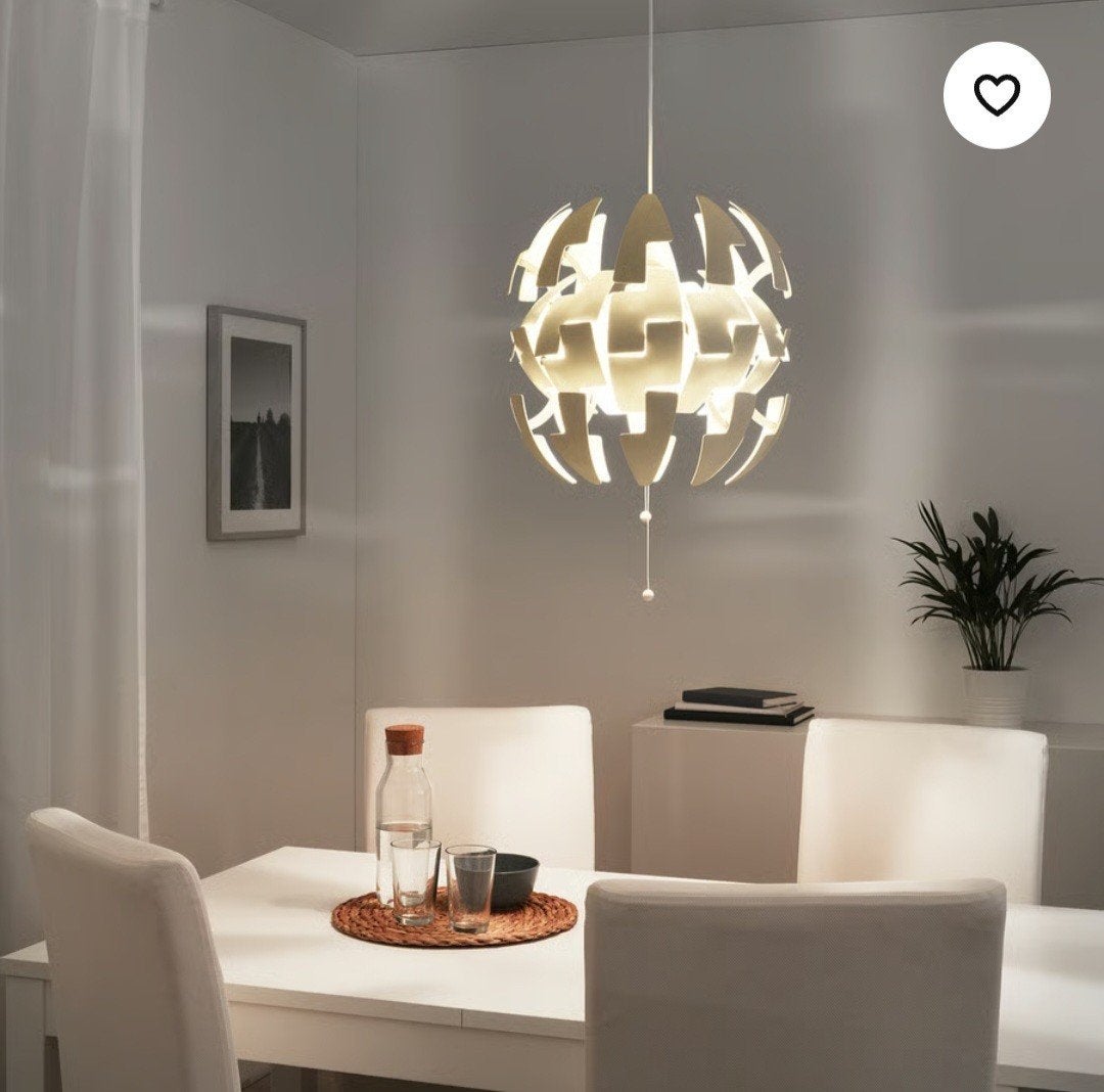 IKEA PS 2014 Hanglamp - Wit, Verstelbaar Design, Modern, Scandinavisch, Design, Ophalen of Verzenden, Zo goed als nieuw, 75 cm of meer