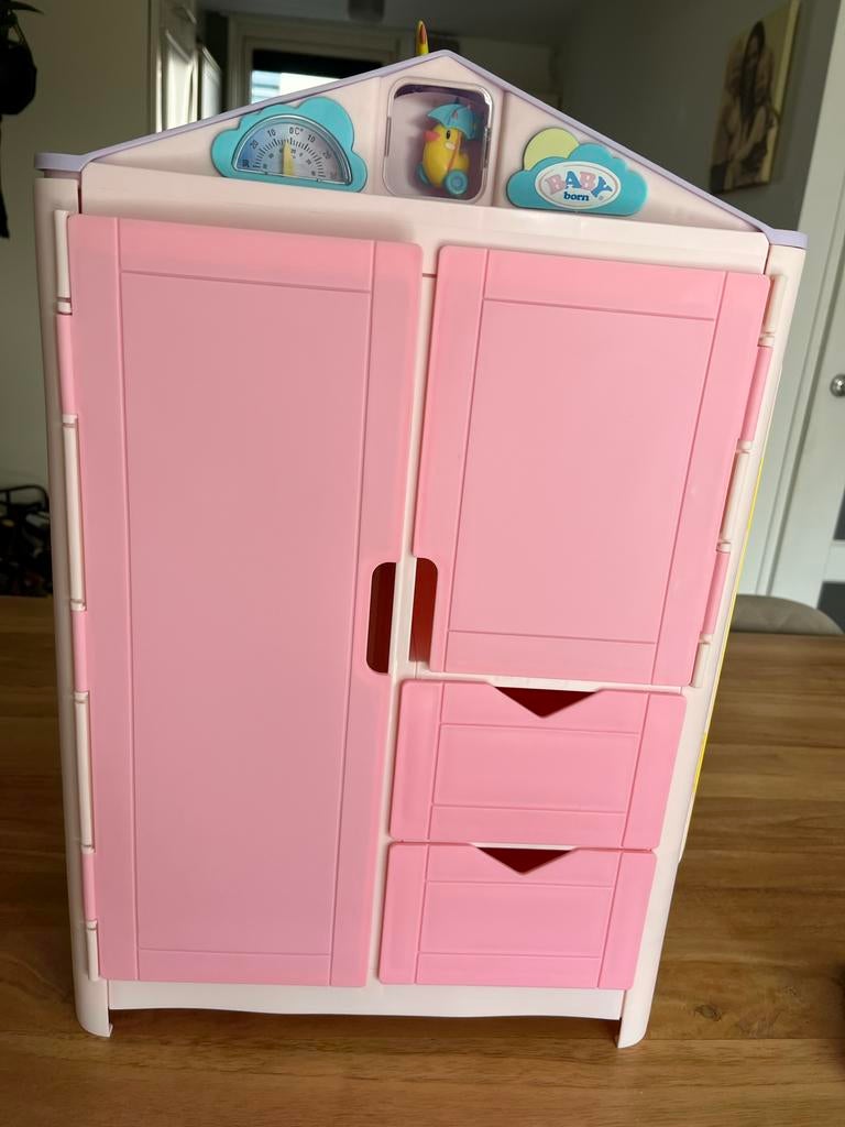Baby Born kast met kledinghangers en lades, Ophalen, Gebruikt, Meisje