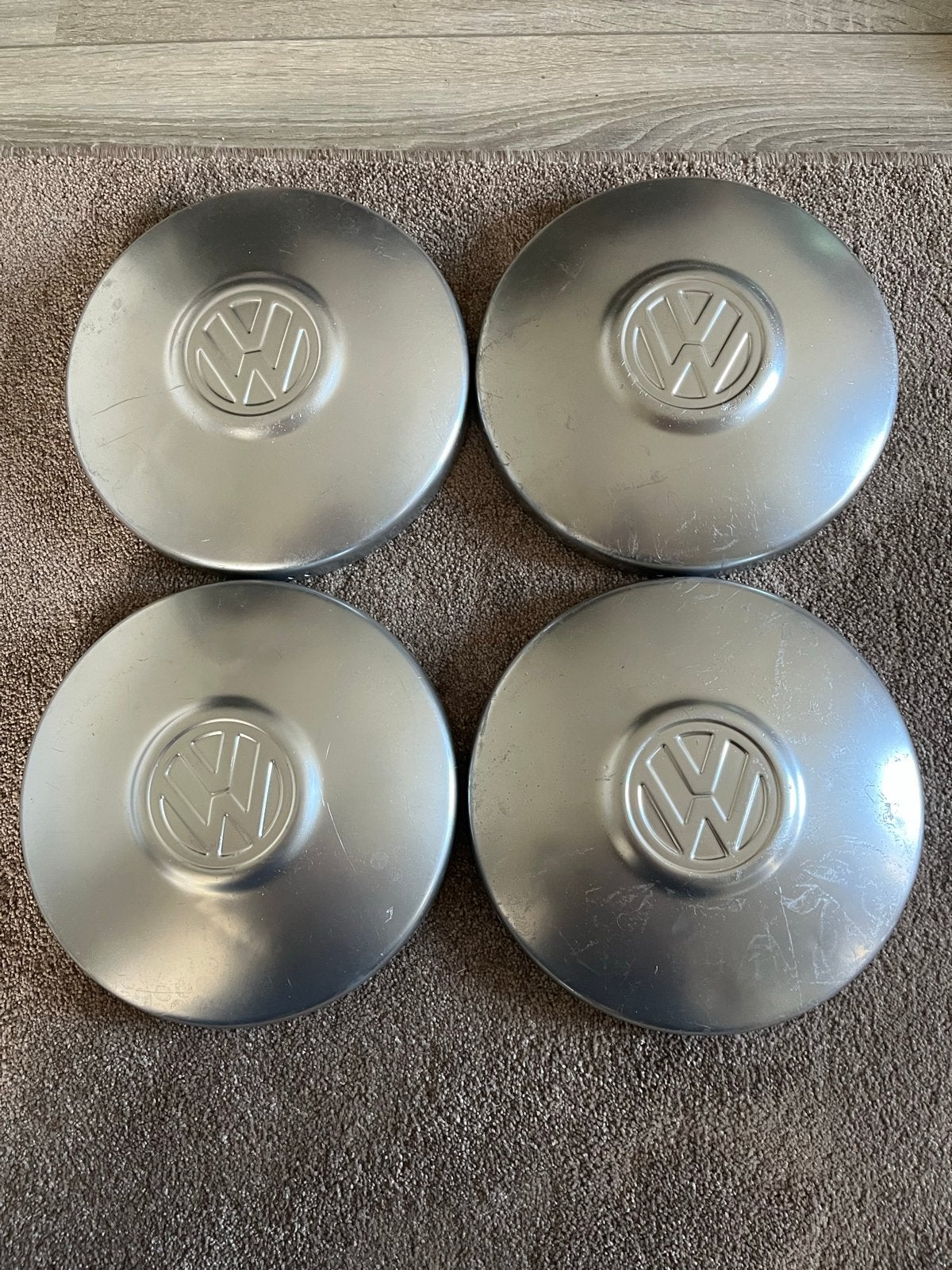 4 wieldoppen vw kever bieden alleen ophalen, Ophalen of Verzenden