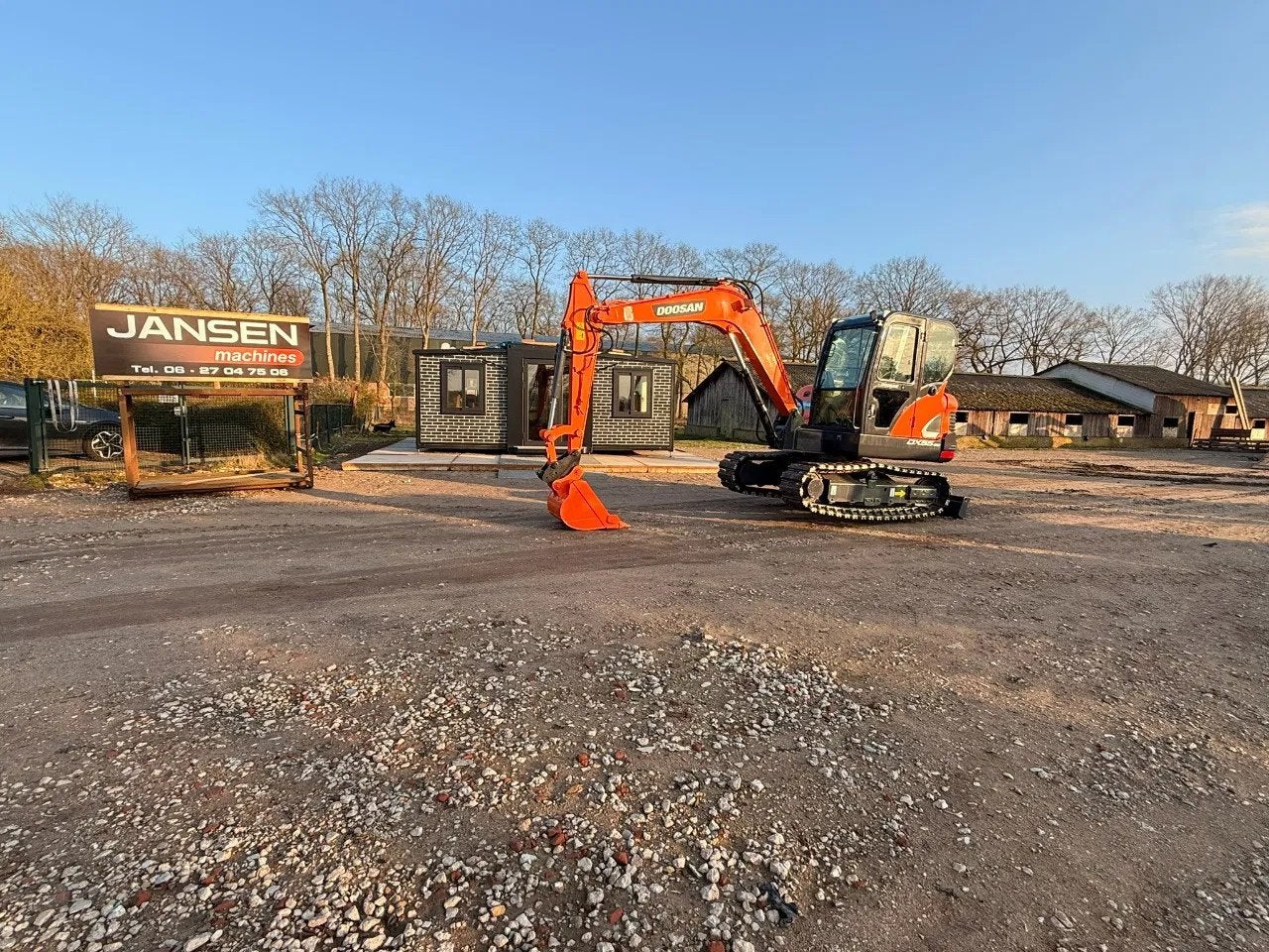Doosan DX55-9C (bj 2019), Jansen Machines, Albert@jansen-machines.com, Topperweg 60
3774 LJ  Kootwijkerbroek, NL, Graafmachine