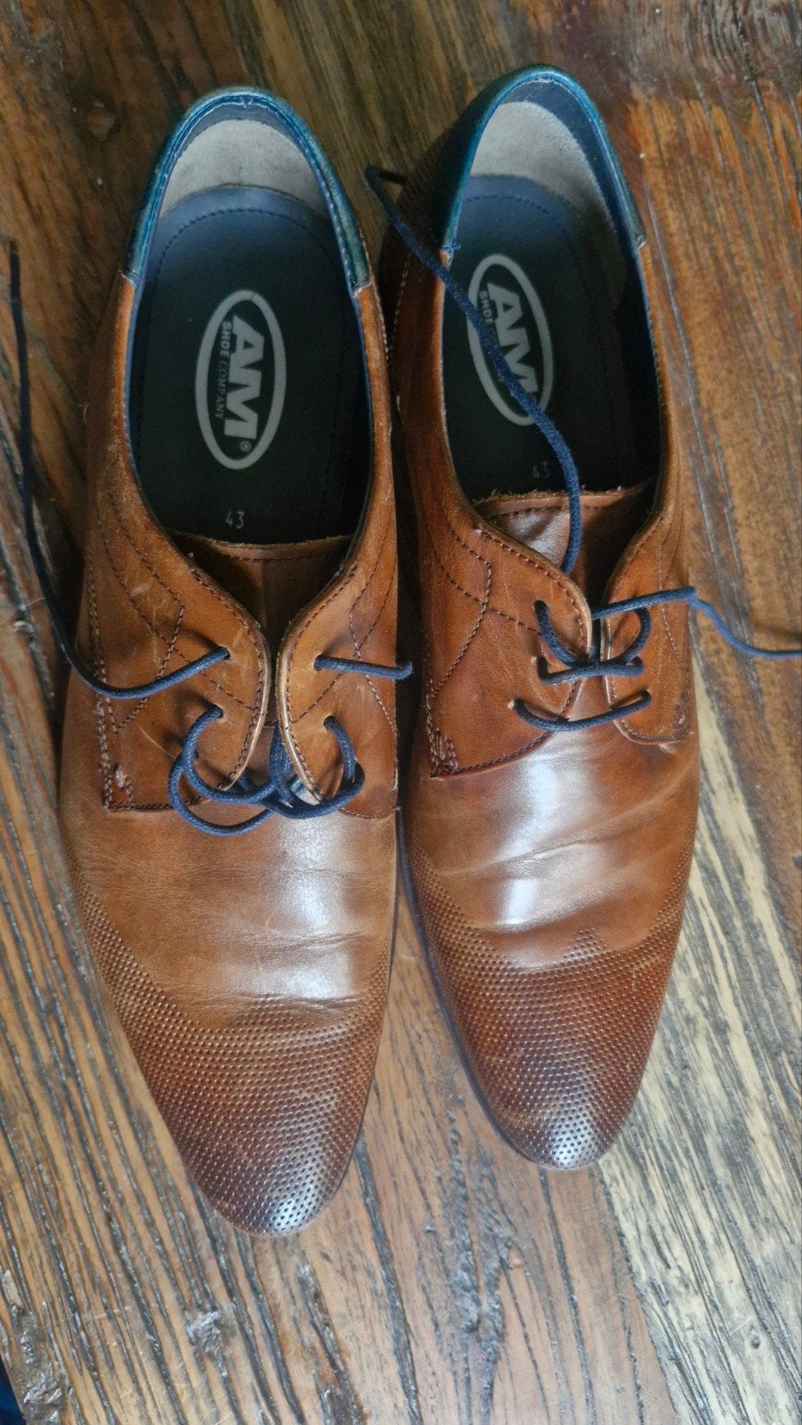 AM Shoe Company Nette Schoenen Maat 43, Am shoe company, Bruin, Ophalen of Verzenden, Zo goed als nieuw