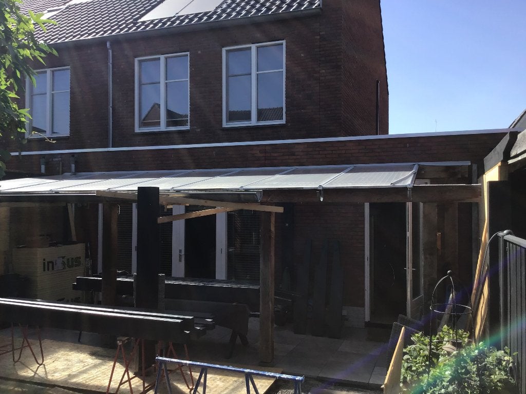 Polycarbonaat platen, Doe-het-zelf en Verbouw, Platen en Panelen, Ophalen, Gebruikt, Overige materialen, 20 tot 50 mm