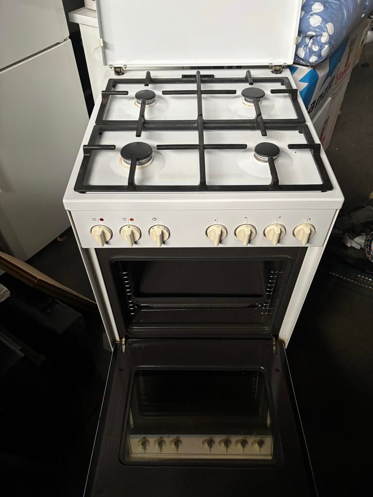 Atag Gasfornuis en oven, Witgoed en Apparatuur, Fornuizen, Ophalen, Gebruikt, Grill, 4 kookzones