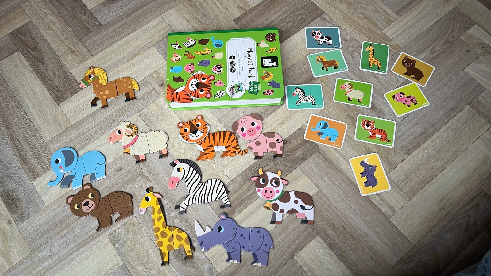 Janod Magnetibook - magnetenboek Dieren - Compleet, Ophalen, Gebruikt, Puzzelen