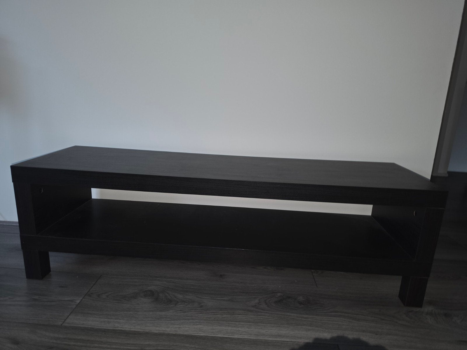 Ikea Kallax tv meubel - zwartbruin, Ophalen, Rechthoekig, 100 tot 125 cm, Minder dan 50 cm