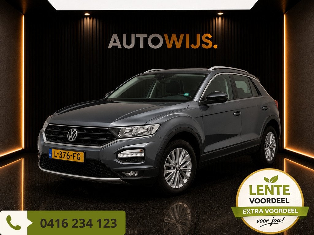 Volkswagen T-Roc 1.0 TSI Style Business|PANO|NL AUTO|TREKHAA, Auto's, Volkswagen, Voorwielaandrijving, Stof, Gebruikt, 1194 kg