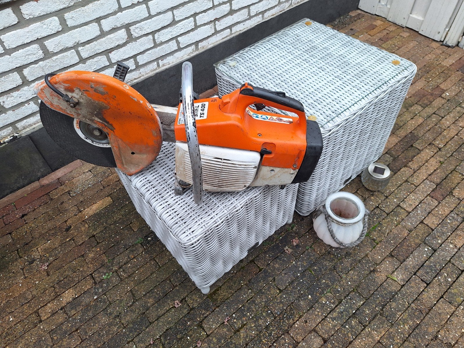 Stihl TS 400 Bandenzaag - Krachtige Doorslijper, Ophalen, Gebruikt, Stihl ts400, 70 mm of meer