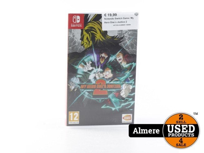 Nintendo Switch Game: My Hero One ́s Justice 2, Nintendo, Zo goed als nieuw, Support@nintendo.com, 11-1 Hokotate-cho, Kamitoba, Minami-ku
Kyoto 601-8501
Japan