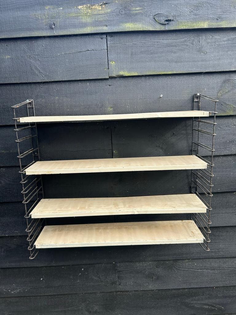 Brabantia Wandrek met 4 planken - Vintage design, Ophalen of Verzenden, Gebruikt