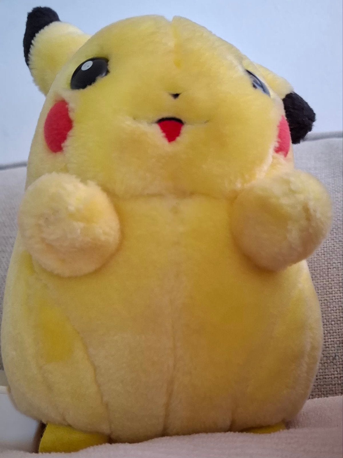 vintage talking pikachu plunche knuffel.(i choose you), Ophalen of Verzenden, Zo goed als nieuw