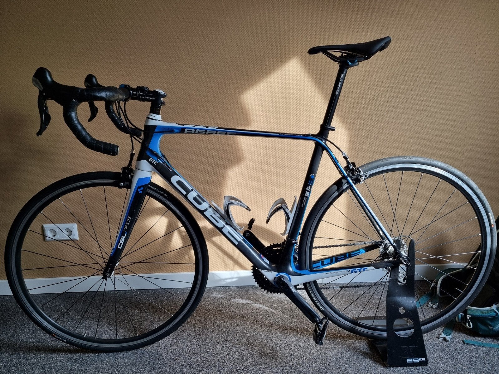 Cube Agree GTC Pro, Gebruikt, Carbon, 57 tot 61 cm, Meer dan 20 versnellingen