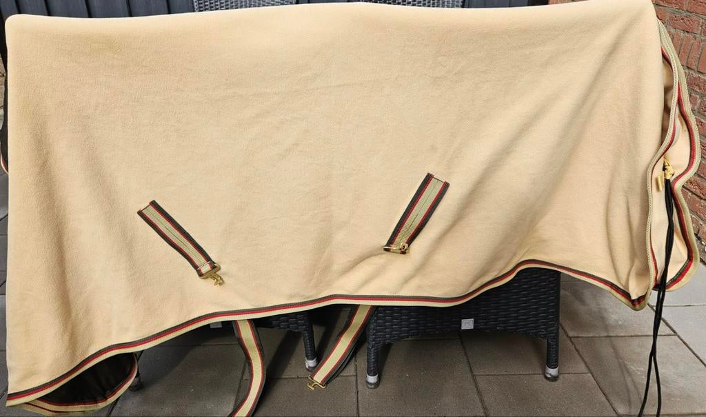 Fleece deken BR geel maat 195, Ophalen of Verzenden, Nieuw