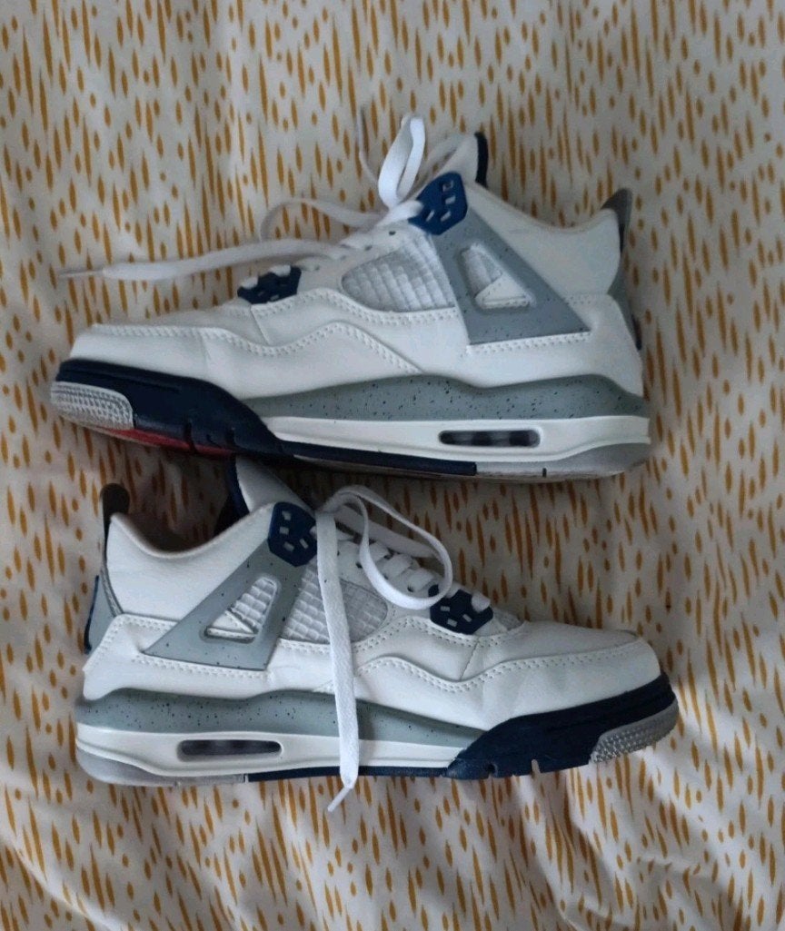 Nike Air Jordan Retro 4 Midnight Blue Navy maat 38, Kleding | Dames, Schoenen, Nike Air Jordan, Wit, Nieuw, Ophalen of Verzenden