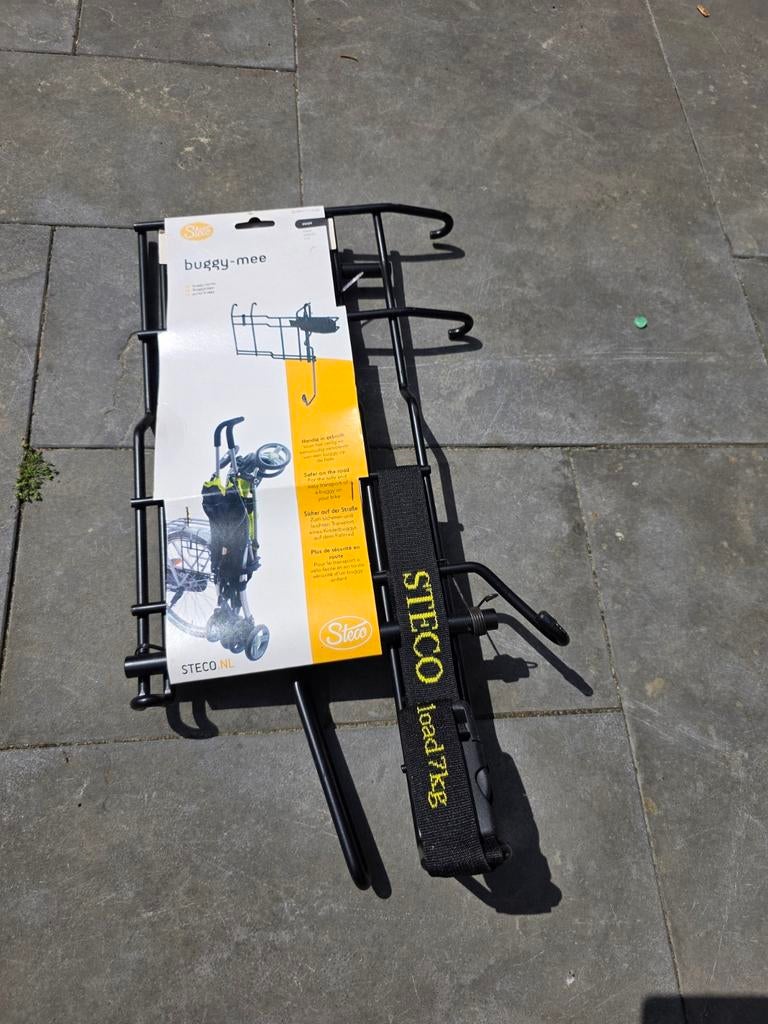 Steco Buggy-Mee fietsdrager voor buggy of kinderwagen, Ophalen, Minder dan 20 kg, Overige typen, Nieuw