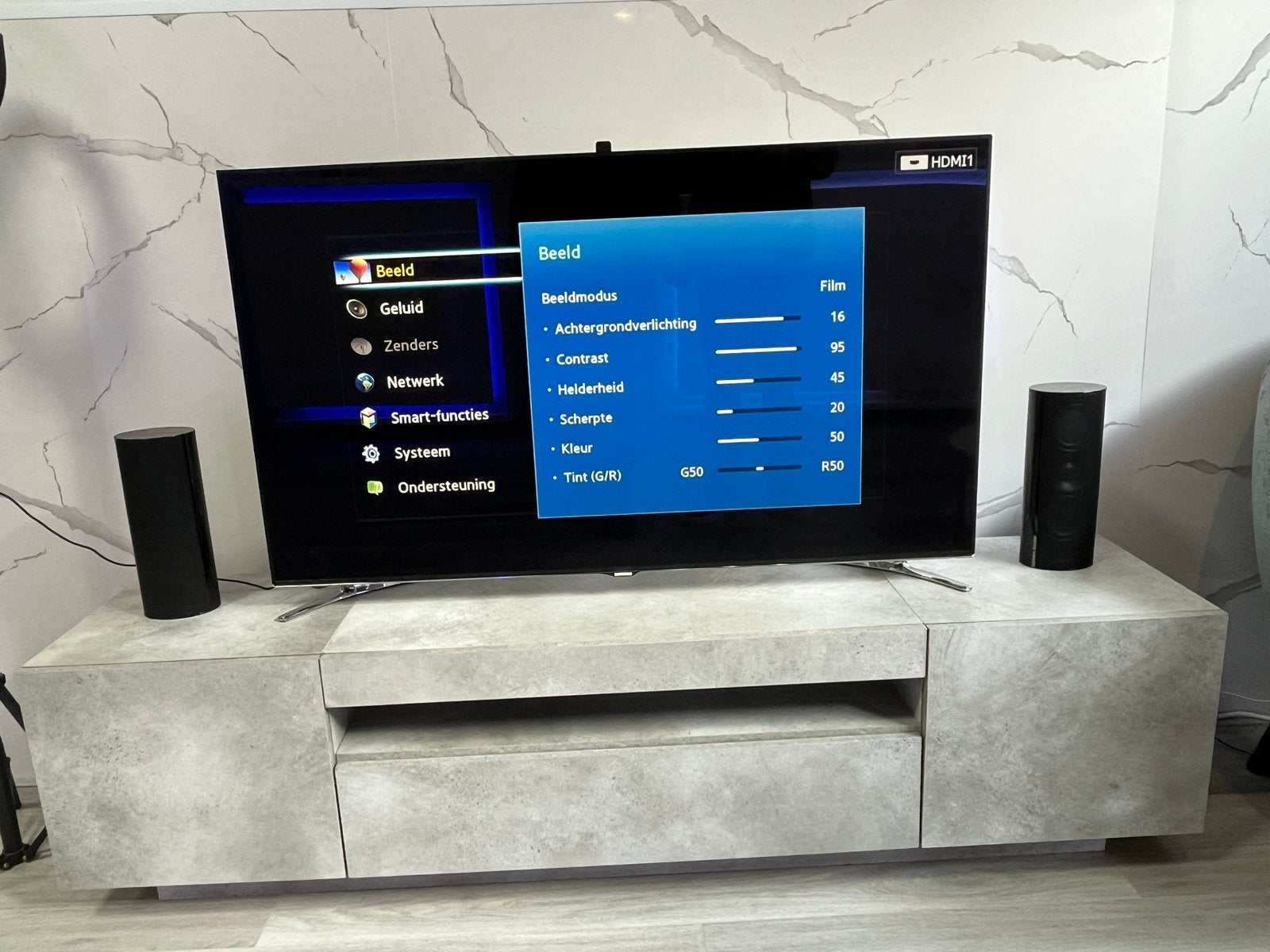 Samsung Smart TV met camera - Zeer goede staat, Ophalen of Verzenden, Zo goed als nieuw, Samsung, 100 cm of meer
