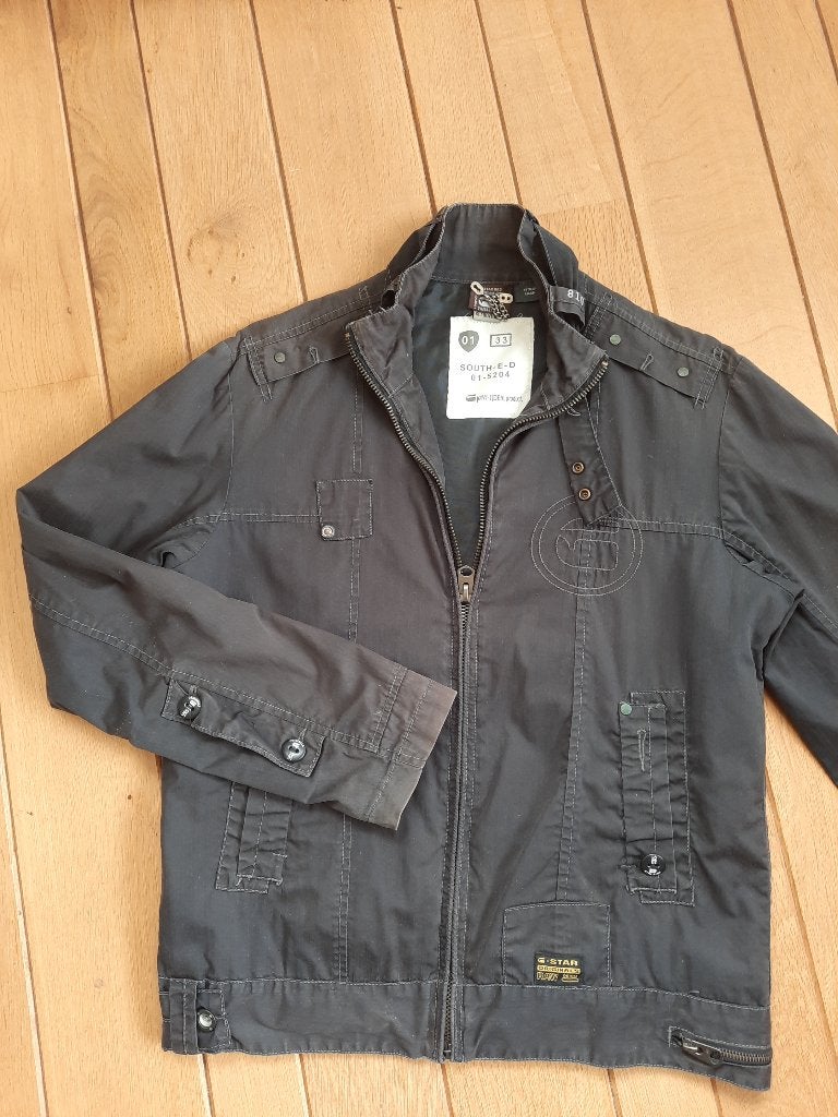 G-Star jack jas zwart maat S, G-Star Raw, Maat 48/50 (M), Zwart, Ophalen of Verzenden