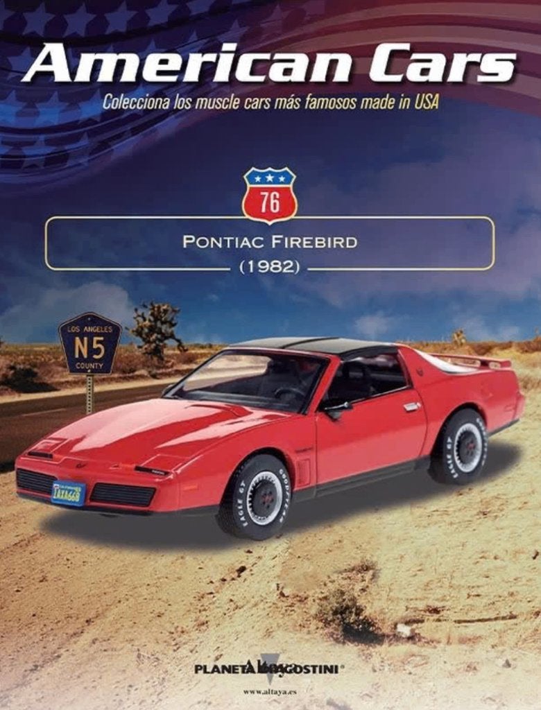 Pontiac Firebird 1982 schaal 1/43 ALTAYA American cars # 76, Hobby en Vrije tijd, Modelauto's | 1:43, Verzenden, Nieuw, Auto, Overige merken