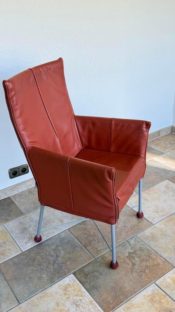 Montis Chaplin stoelen, 4 stuks, Gebruikt, Overige kleuren, Leer, Ophalen of Verzenden