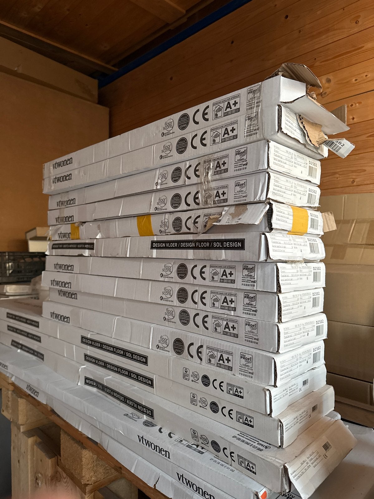 PVC visgraat VT wonen sun kissed 18,5m2, Ophalen, Kunststof, 50 tot 150 cm, Overige typen