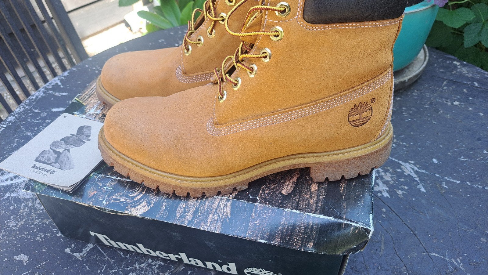 Timberland Boots - Maat  42/43  - Zo goed als nieuw !, Bruin, Timberland, Boots, Ophalen of Verzenden