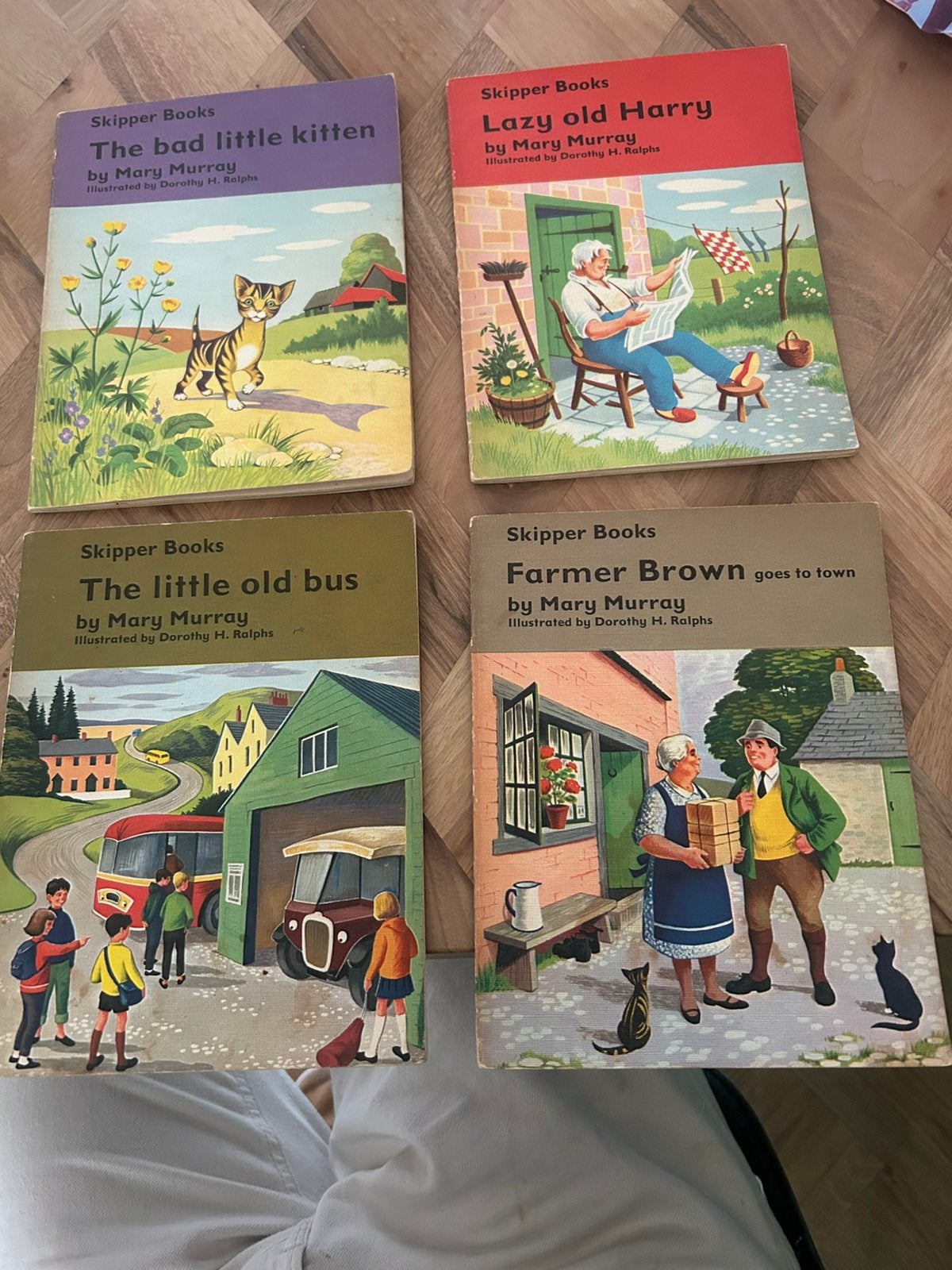 Antieke kinderboeken prentenboeken Skipper Books 1966, Ophalen of Verzenden