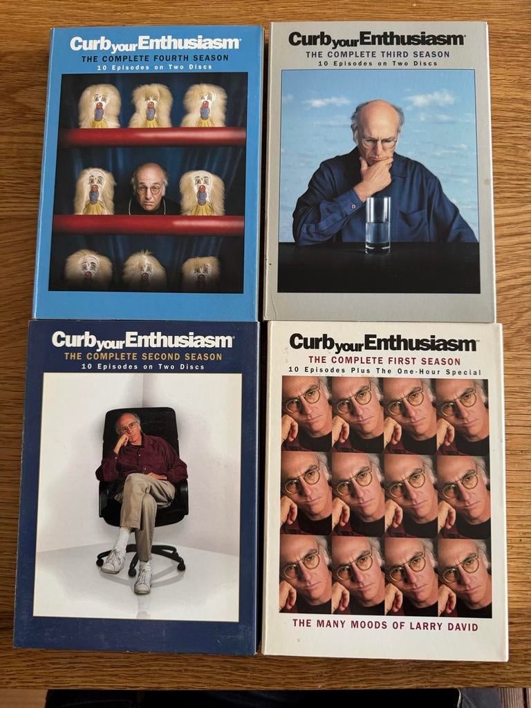 Curb Your Enthusiasm DVD Boxset Seizoen 1t/m4, Cd's en Dvd's, Dvd's | Tv en Series, Boxset, Ophalen of Verzenden, Zo goed als nieuw