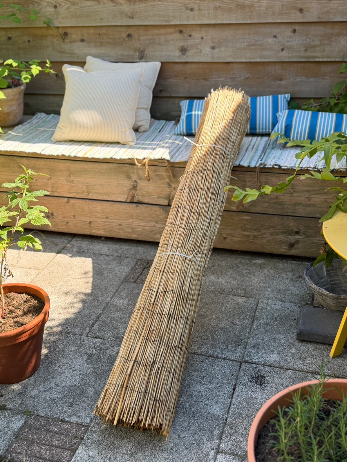 2 bamboe matten - 430 bij 150 - 15 euro p st, Tuin en Terras, Schuttingen, Ophalen, Overige materialen, 3 tot 6 meter, 1 tot 2 meter