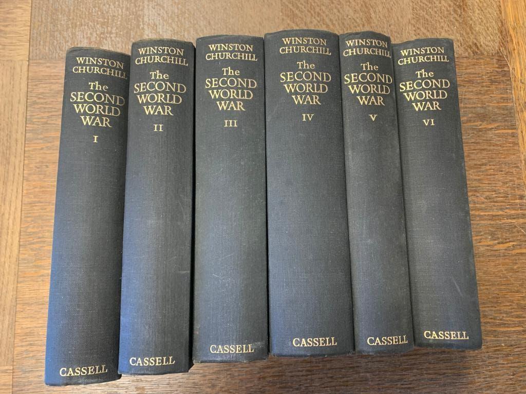 Churchill The Second World War 1949 1954 6 delen 1e druk, Ophalen of Verzenden, Tweede Wereldoorlog, Gelezen, Overige onderwerpen