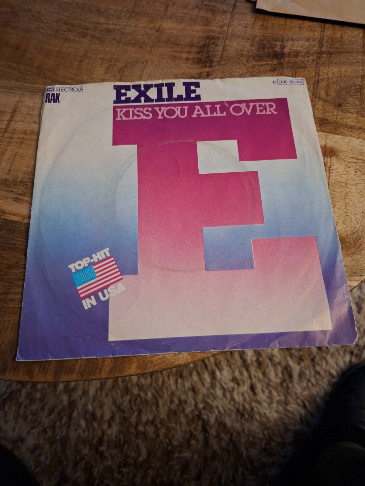 exile  / kiss you all over, Ophalen of Verzenden, Pop