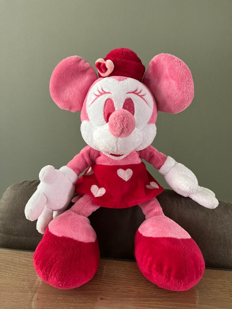 Leuke Minnie Mouse knuffel 35cm, Kinderen en Baby's, Speelgoed | Knuffels en Pluche, Disney, Ophalen of Verzenden, Roze, Overige typen