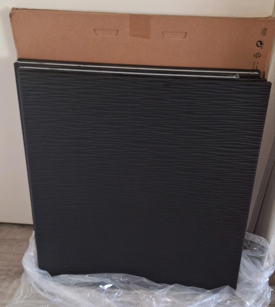 4 stuks Laxviken Ikea deuren 60x64 cm zwart besta, Ophalen, Gebruikt, Minder dan 150 cm, Minder dan 100 cm