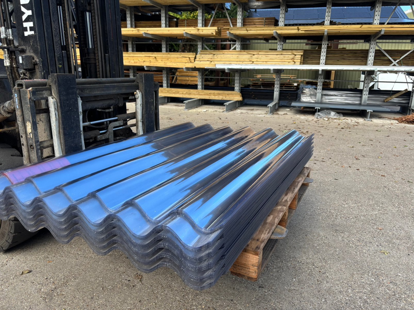 Polycarbonaat golfplaten transparant 110x153cm 50% Korting!, Kunststof, Overige kleuren, Nieuw, Ophalen of Verzenden