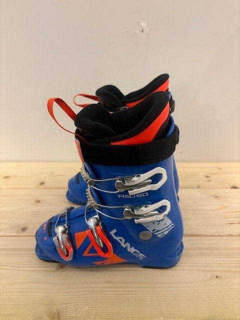 Lange RSJ 60 Kinder skischoenen  21.5/22.5/ 23.5 gebruikt, Sport en Fitness, Overige merken, 160 tot 180 cm, Gebruikt, Schoenen