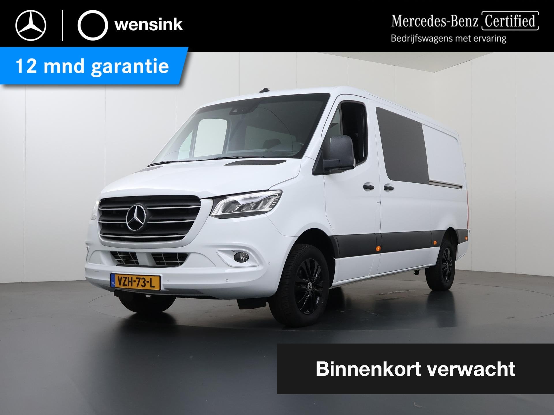 Mercedes-Benz Sprinter 317 CDI | Aut. | L2 H1 | Dubbele Cabi, Auto's, Automaat, Gebruikt, Euro 6, 4 cilinders