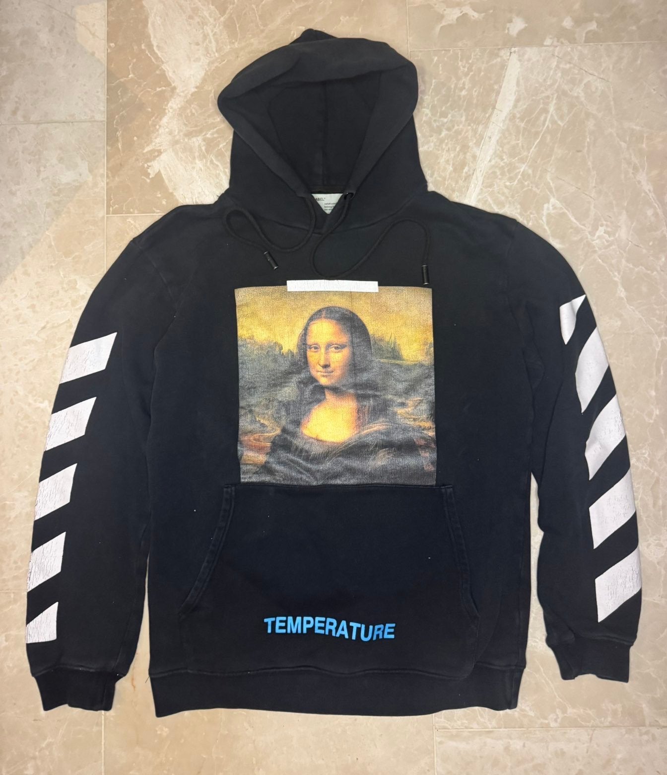 Off-White Mona Lisa Hoodie, Ophalen of Verzenden, Zo goed als nieuw, Maat 46 (S) of kleiner, Zwart