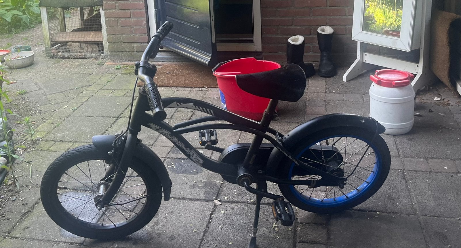 Kinder fiets, Ophalen, Gebruikt, Staal, Minder dan 16 inch